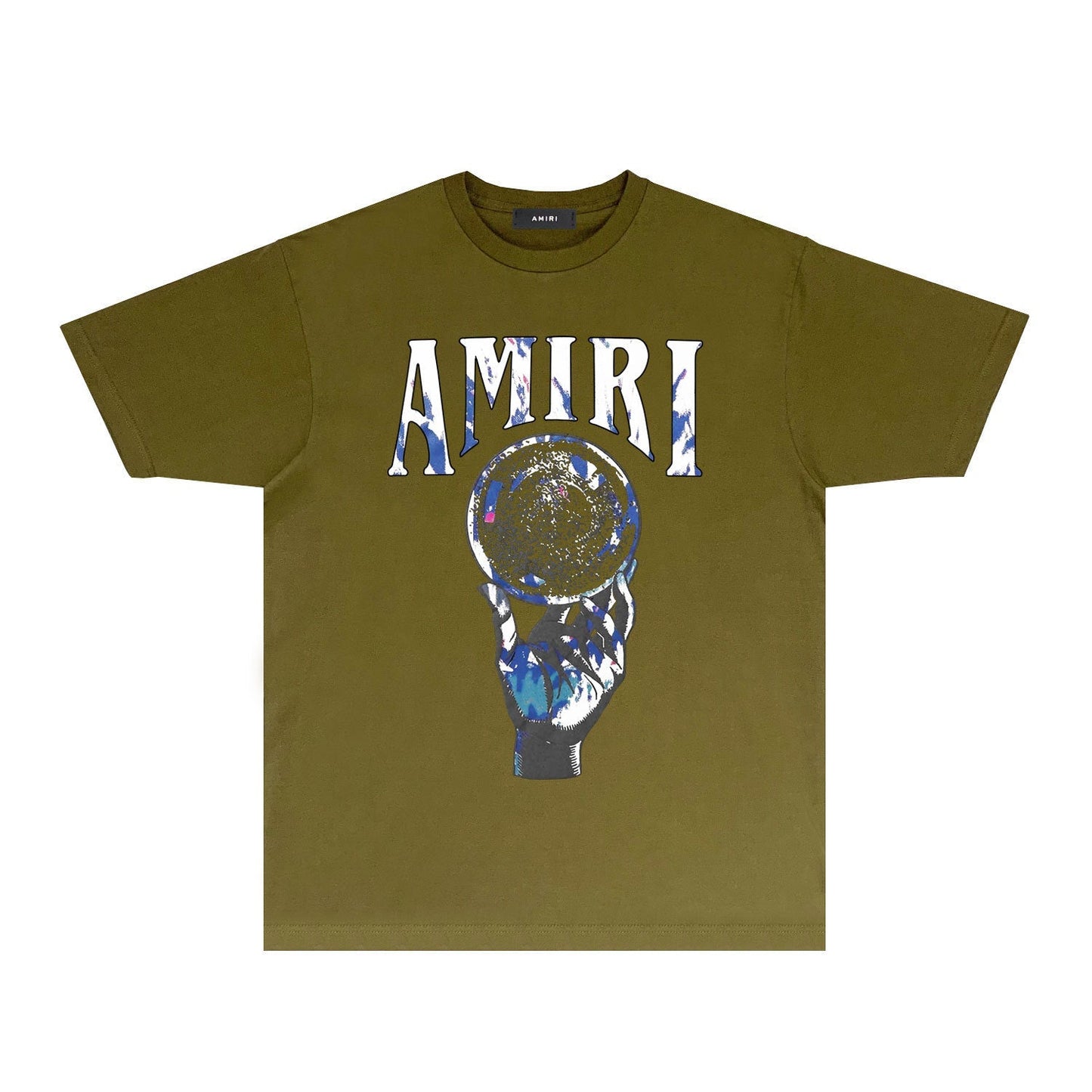 Amiri T-Shirt Personality Creative Printing Short Sleeve T-shirt Blouse