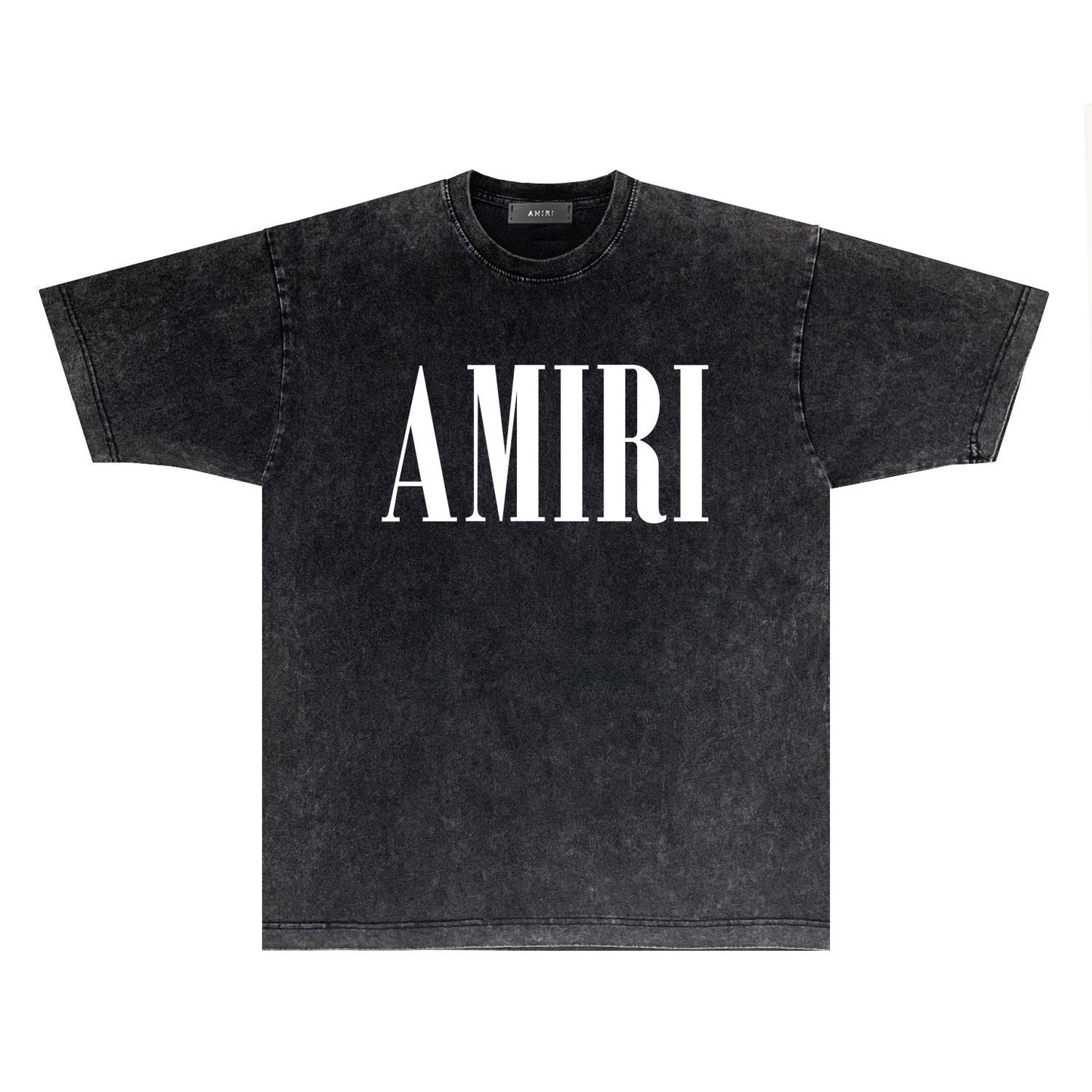 Amiri T-shirt Washed and Worn Retro Short Sleeve T-shirt