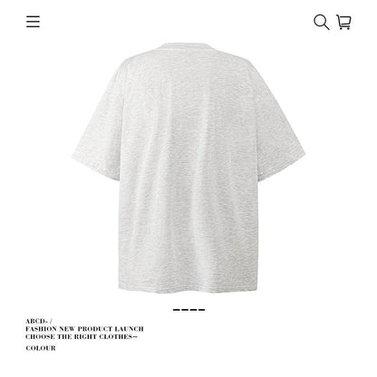American vintage street T-shirt cotton boys summer loose
