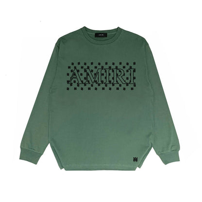 Amiri Long Sleeve Shirt Long Sleeve Long-Sleeved T-Shirt Blouse
