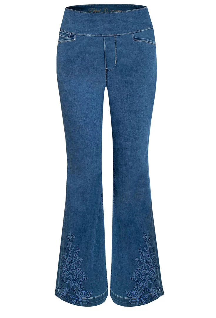 Ethyl Fit To Flare Pant - Great Falls