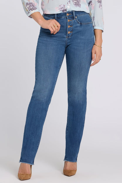 Marilyn Straight Jeans In Petite - Wild River