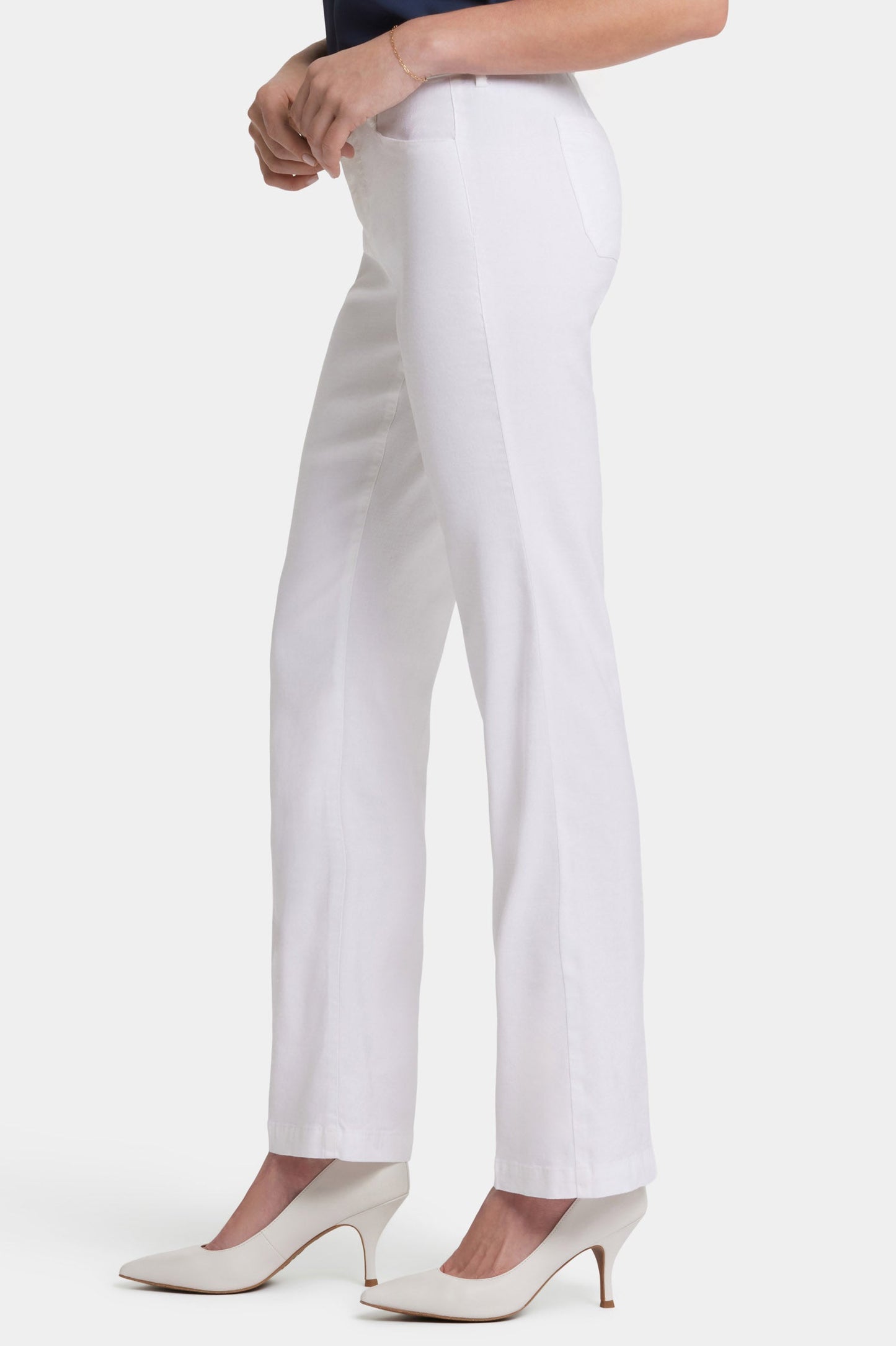 Trouser Pants In Petite - Optic White