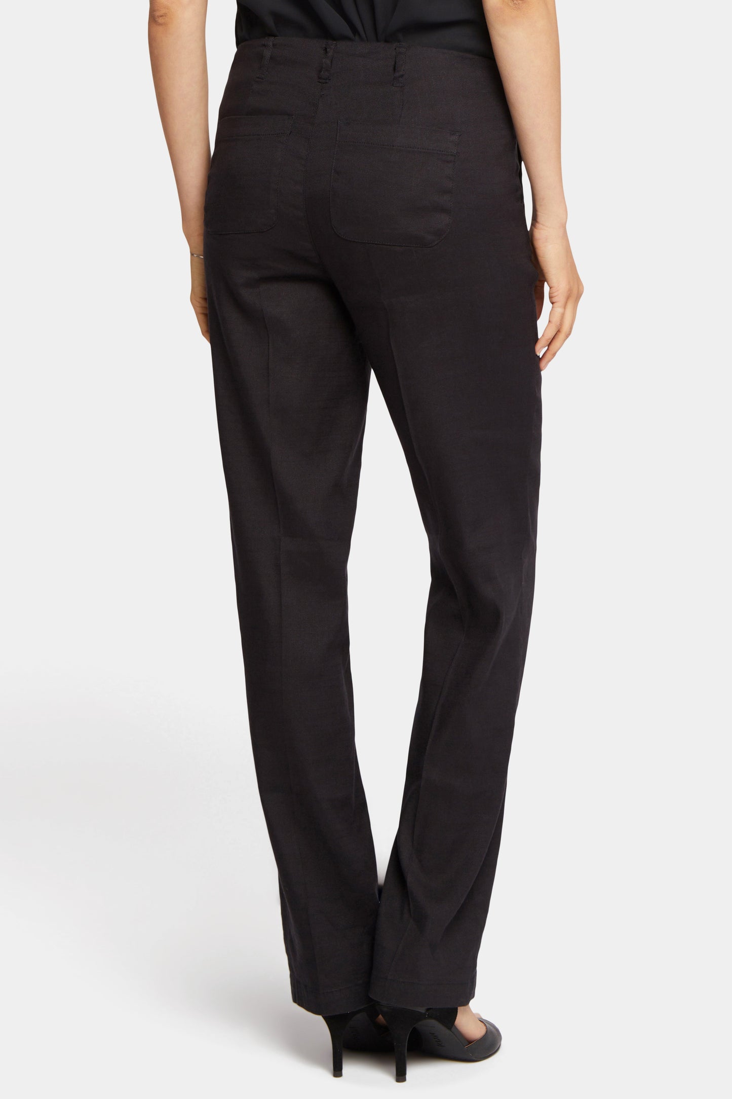 Marilyn Straight Pants In Petite - Black
