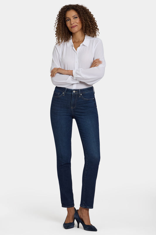 Sheri Slim Jeans In Petite - Indigo Seine