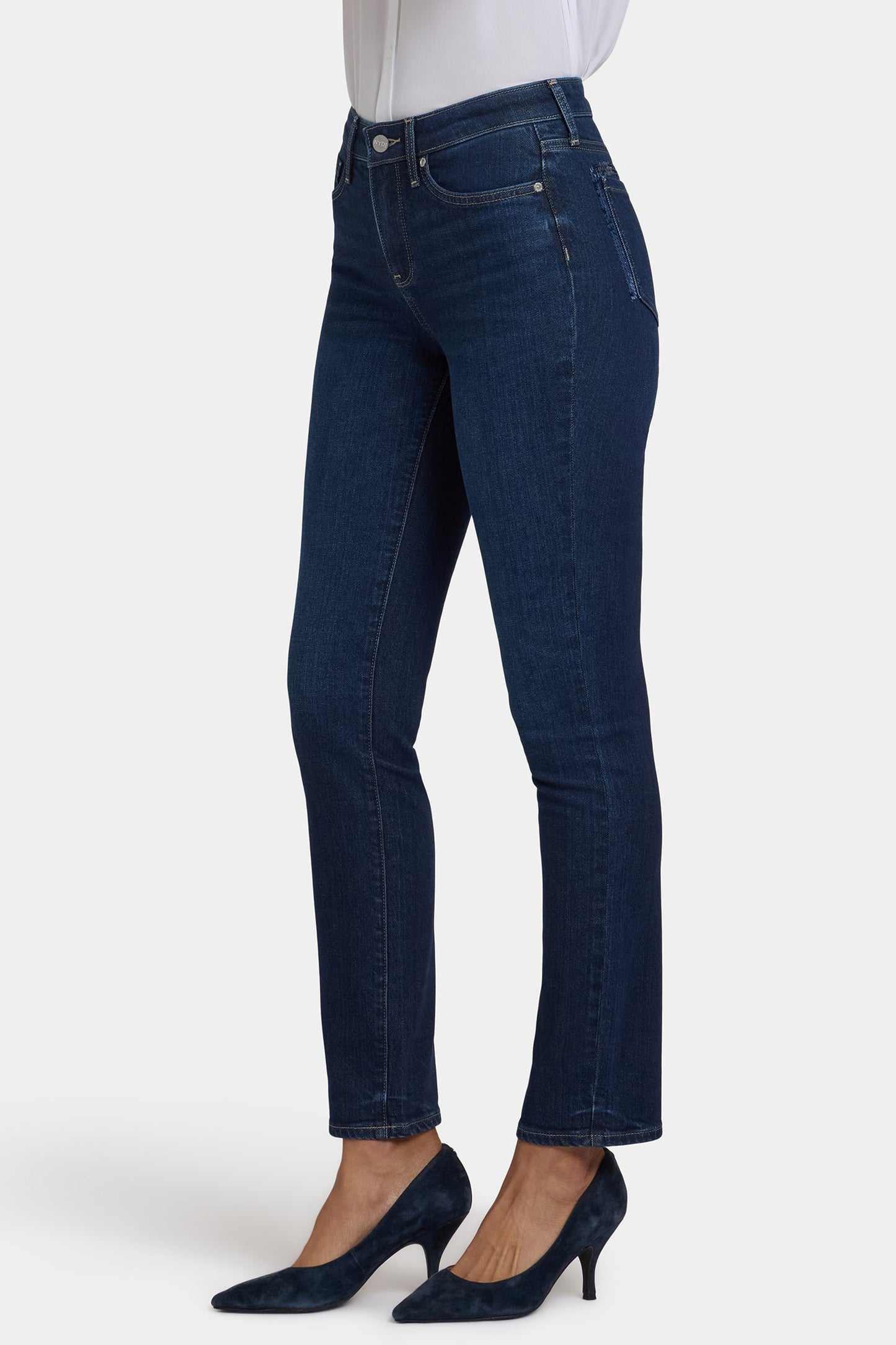 Sheri Slim Jeans In Petite - Indigo Seine