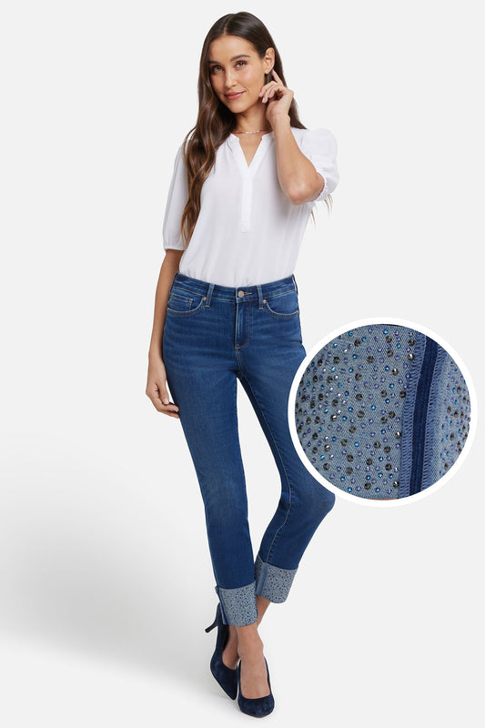 Sheri Slim Ankle Jeans In Petite - Vintage Lapis