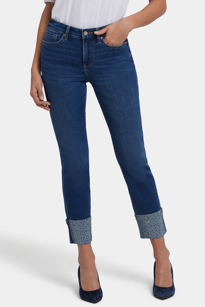 Sheri Slim Ankle Jeans In Petite - Vintage Lapis