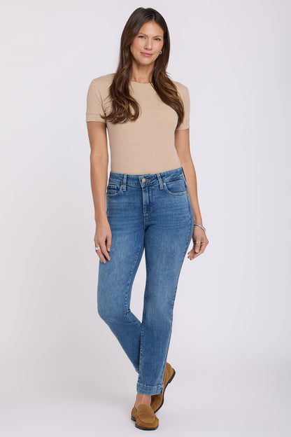 Sheri Slim Straight Ankle Jeans In Petite - Breezy Palms