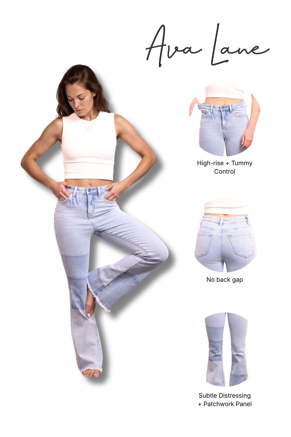 The Rory High-Rise Tummy Control Flare Jeans