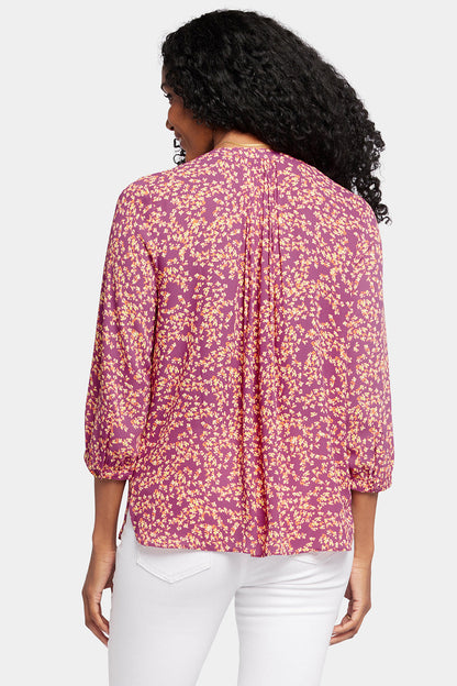 Pintuck Blouse - Claudia