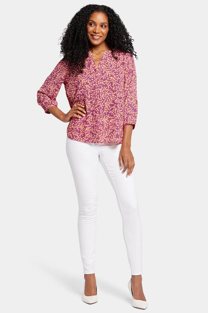 Pintuck Blouse - Claudia