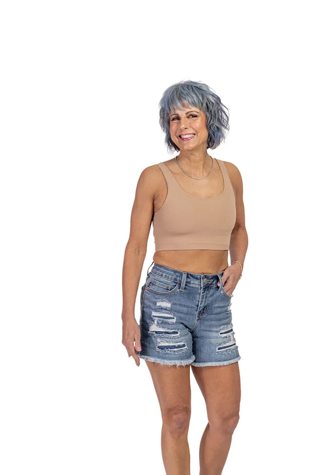 Women's Double Lined Ribbed Bralette