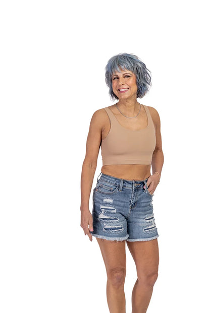 Women's Double Lined Ribbed Bralette