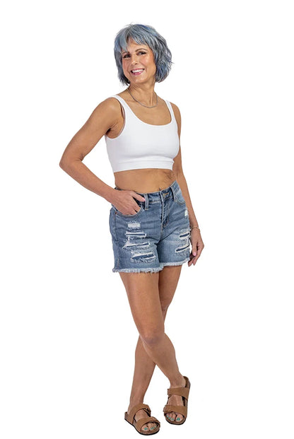 Women's Double Lined Ribbed Bralette