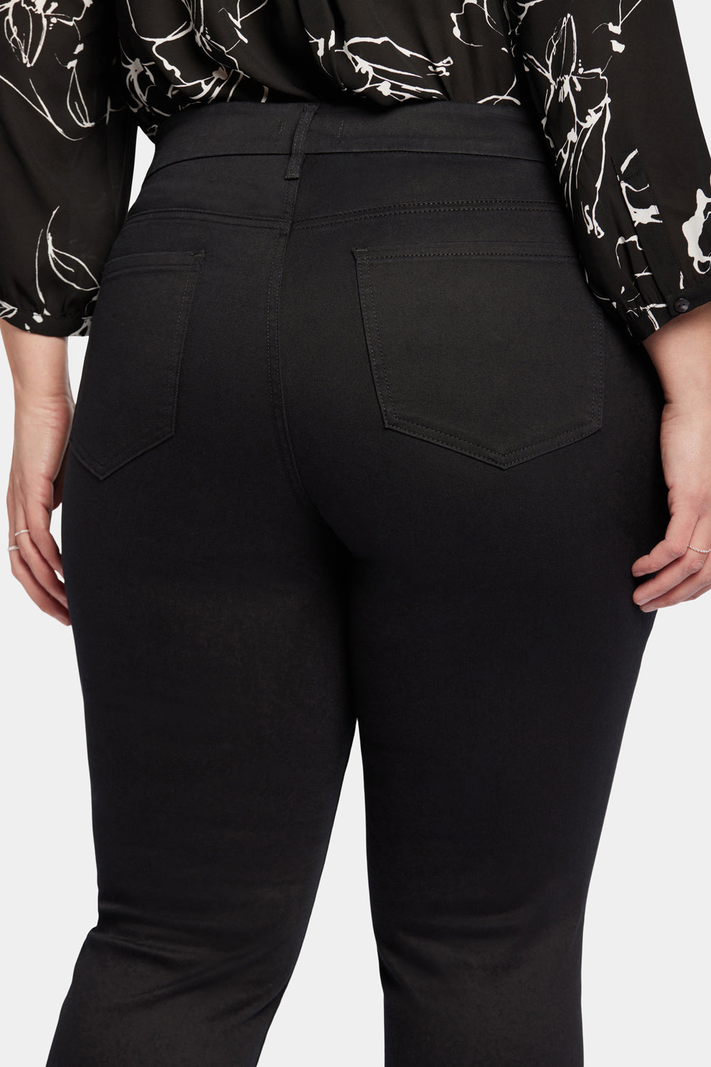 Waist-Match™ Marilyn Straight Jeans In Plus Size - Black