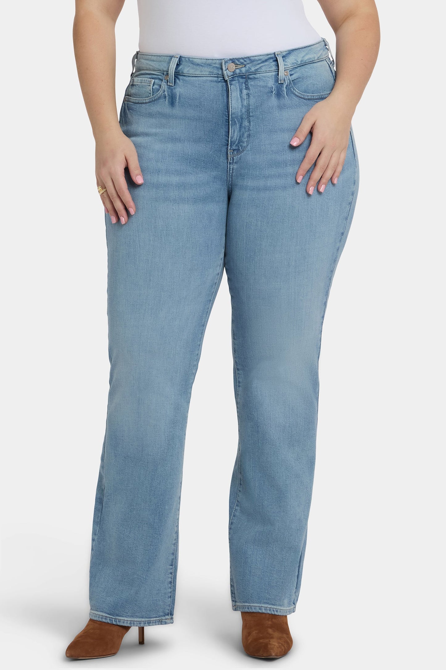 Barbara Bootcut Jeans In Plus Size - Majestic Dusk