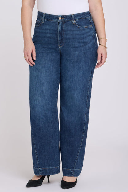 Teresa Wide Leg Jeans In Plus Size - Sunset Villa