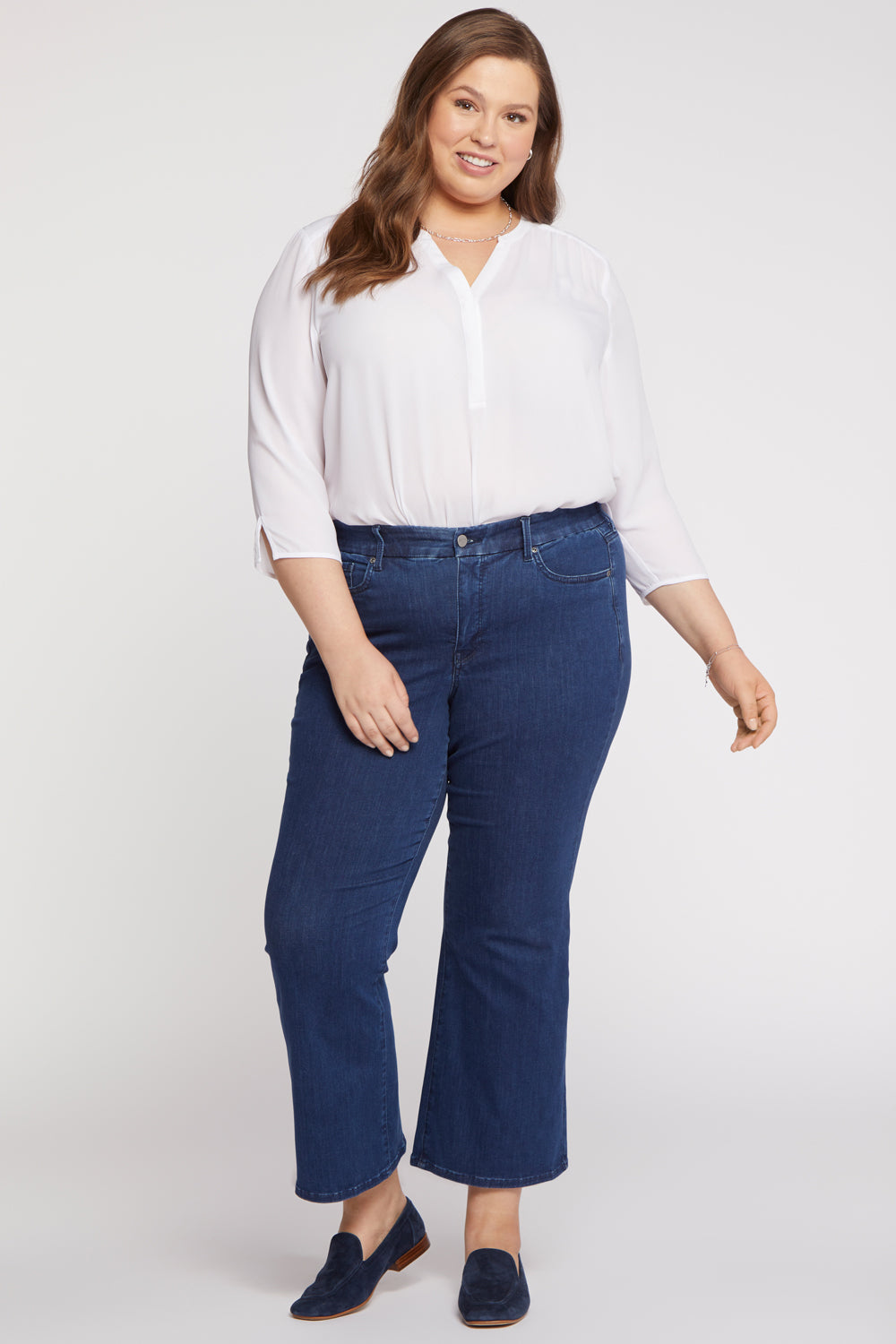 Waist-Match™ Relaxed Flared Jeans In Plus Size - Genesis