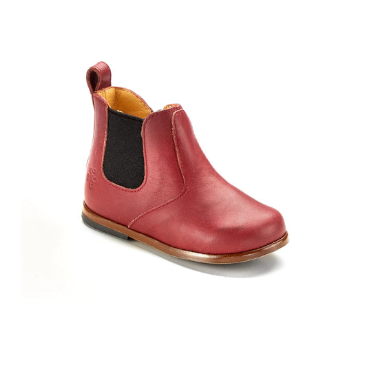 Zip - Bordo Leather Baby High Boot