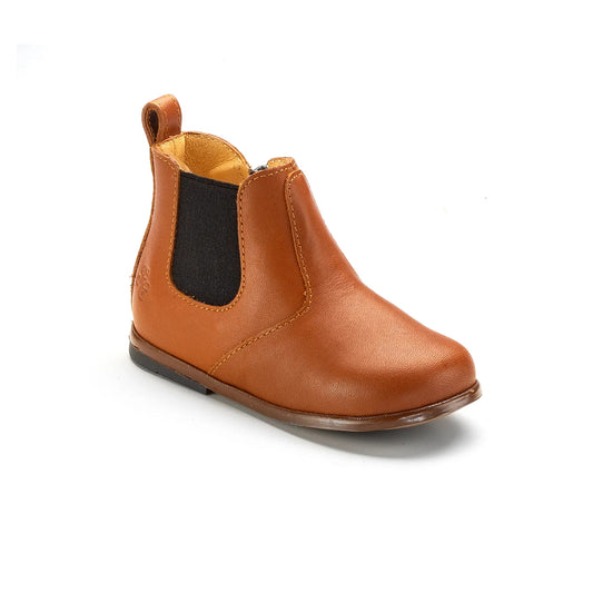 Zip - Dark Camel Toddler Baby High Boot