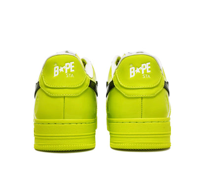 A Bathing Ape Bape Sta #2 Yellow Patent