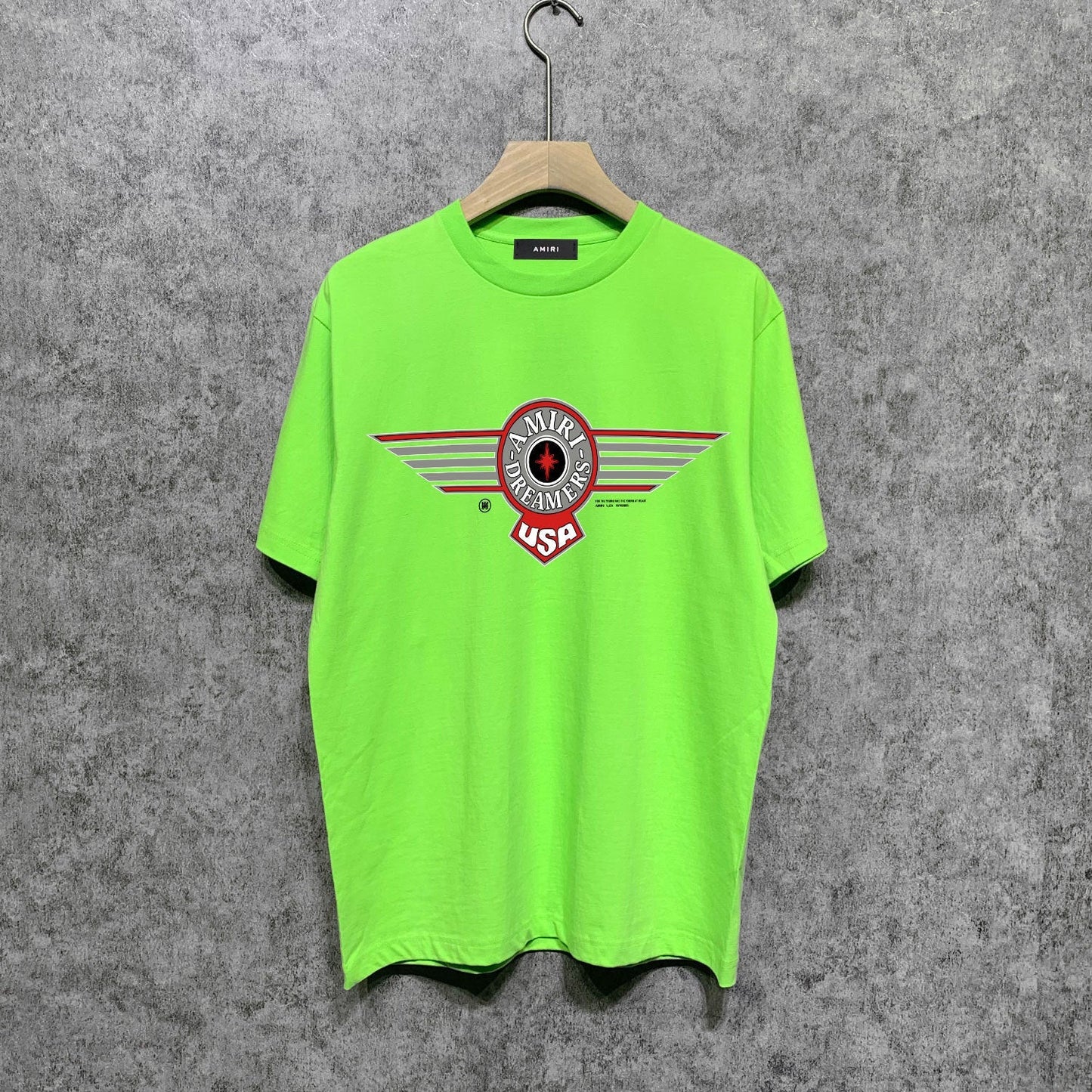 Amiri t shirts flying eagle wings chapter printing short sleeve