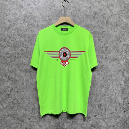 Amiri t shirts flying eagle wings chapter printing short sleeve