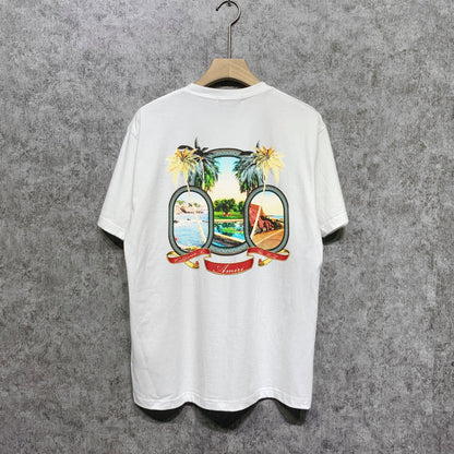 Amiri t shirts printing short sleeve