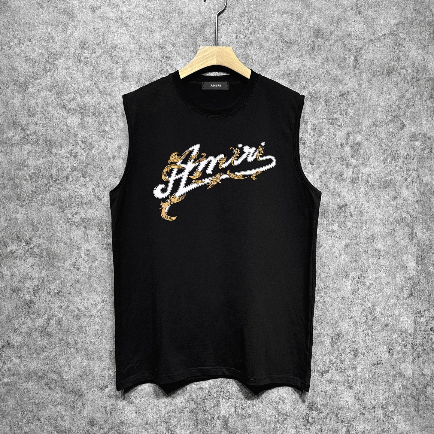 Amiri tank top ye man letterprinting