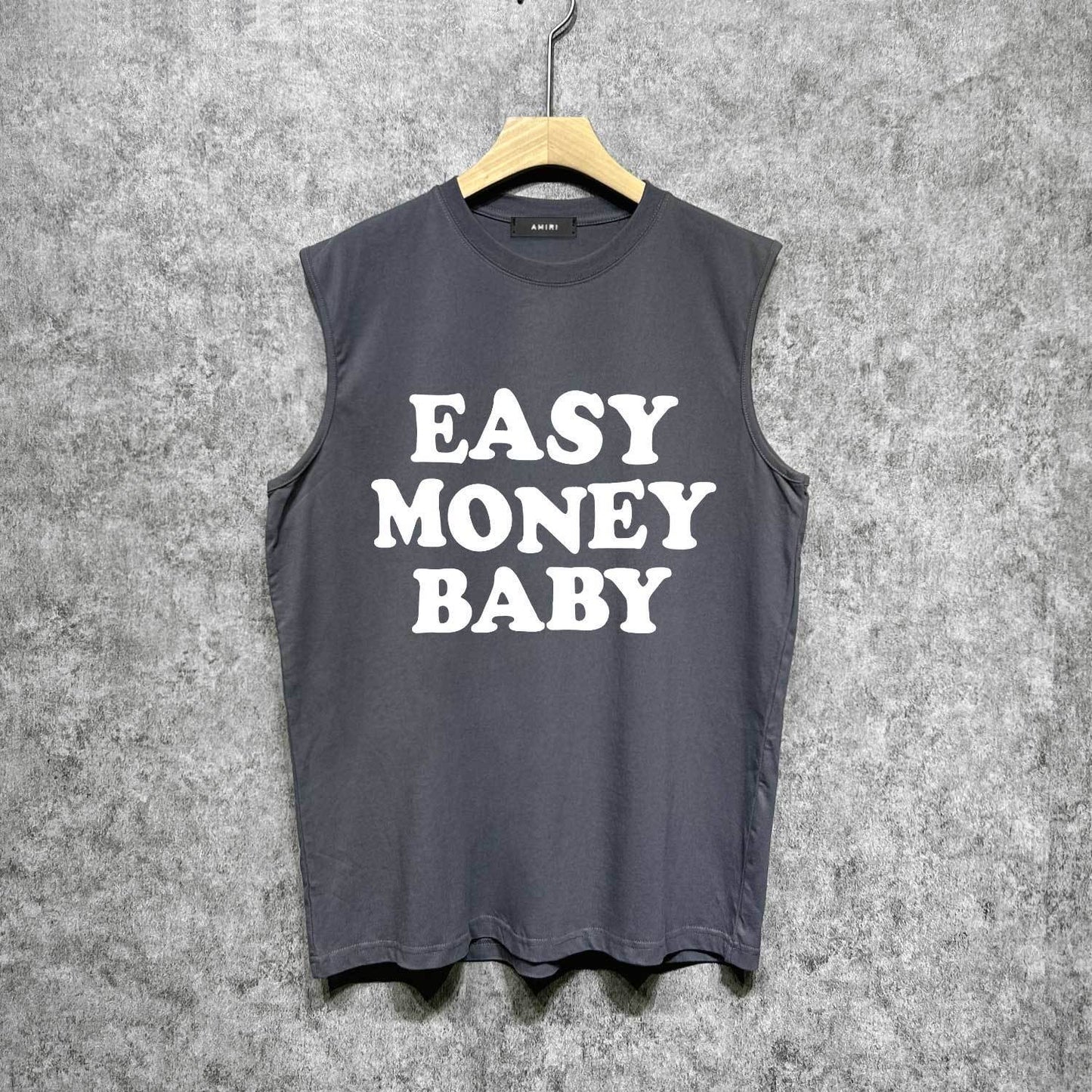 Amiri tank top fat letterprinting