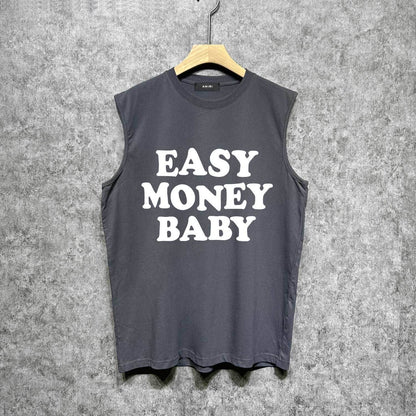 Amiri tank top fat letterprinting