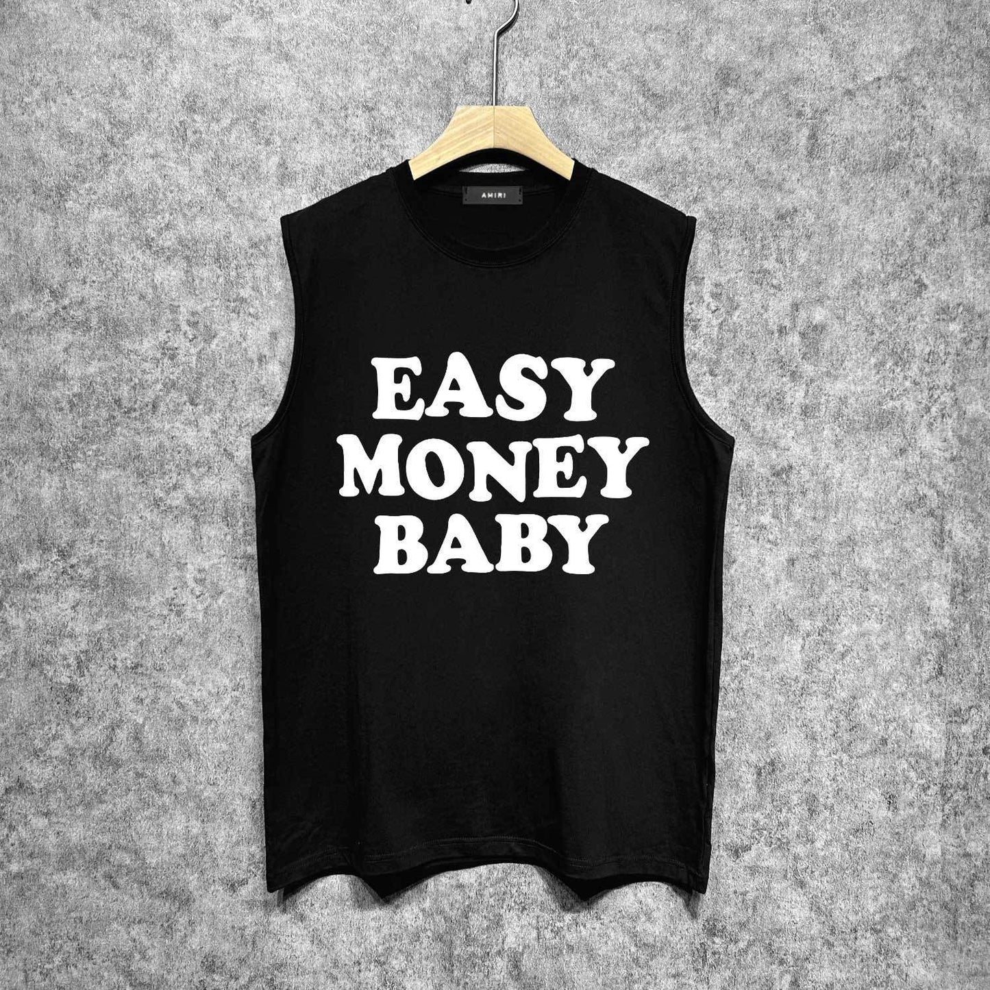 Amiri tank top fat letterprinting