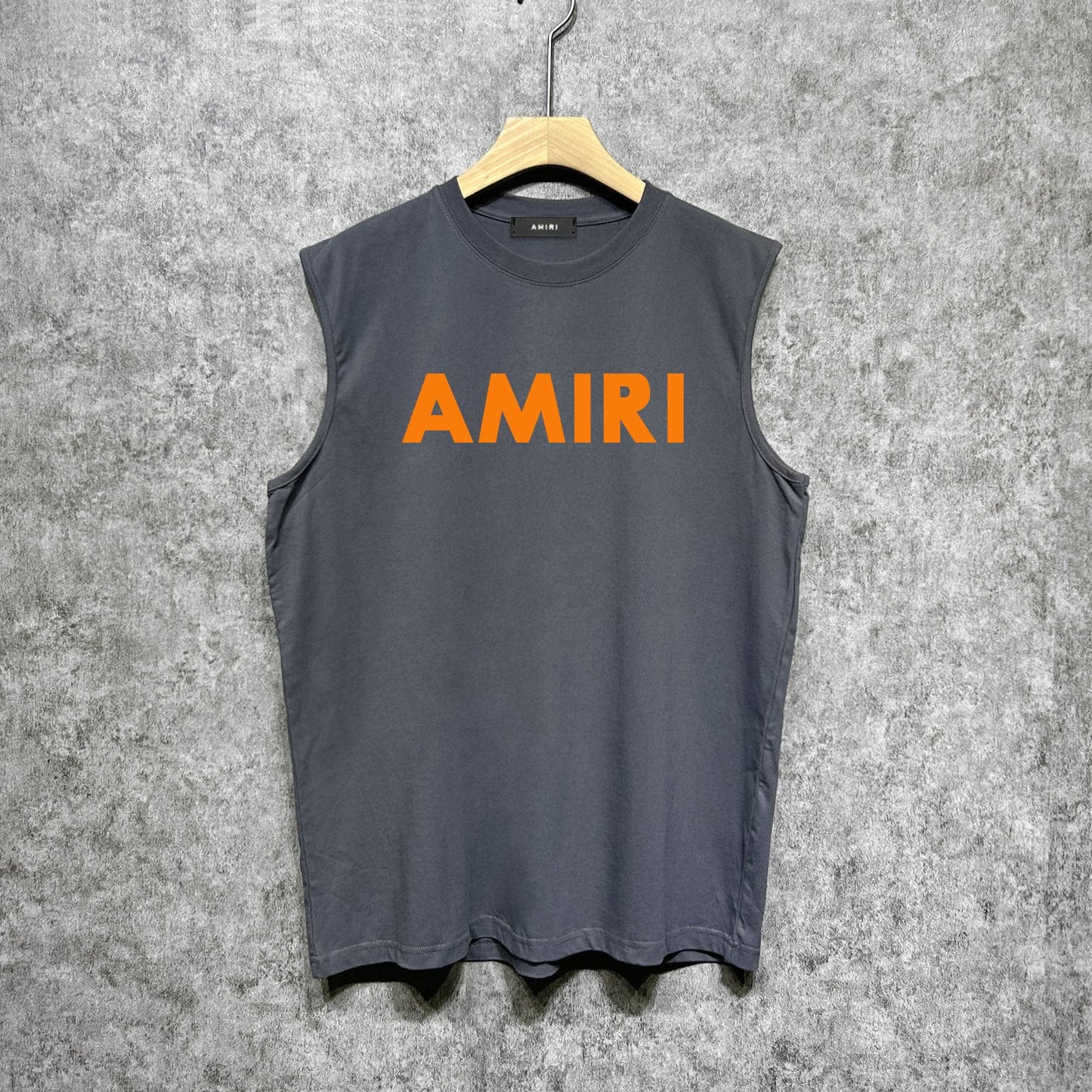 Amiri tank top thick flat simple letterprinting