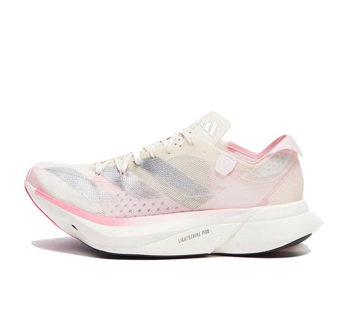 adidas Adizero Adios Pro 3 "Chalk White Silver Metallic Clear Pink"