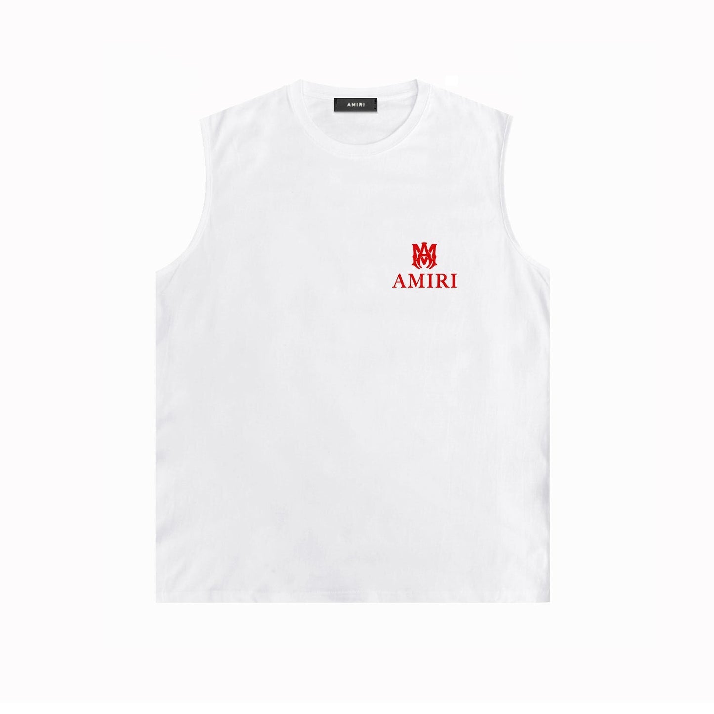 Amiri tank top small spider letter horizontal stripprinting