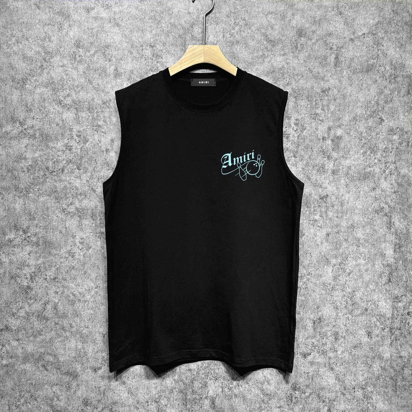 Amiri tank top bowling print