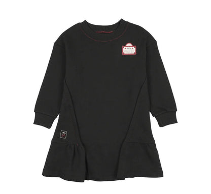 Analogie Black Mon Paris Girls Panel Dress