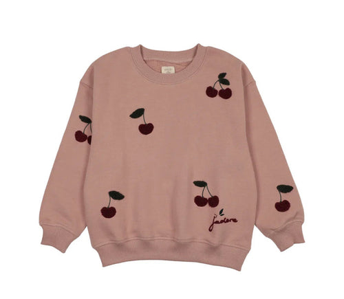 Analogie Bud Pink Cherry Patch Sweatshirt