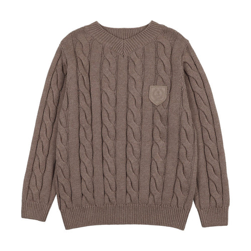 Analogie Chunky V Neck Sweater