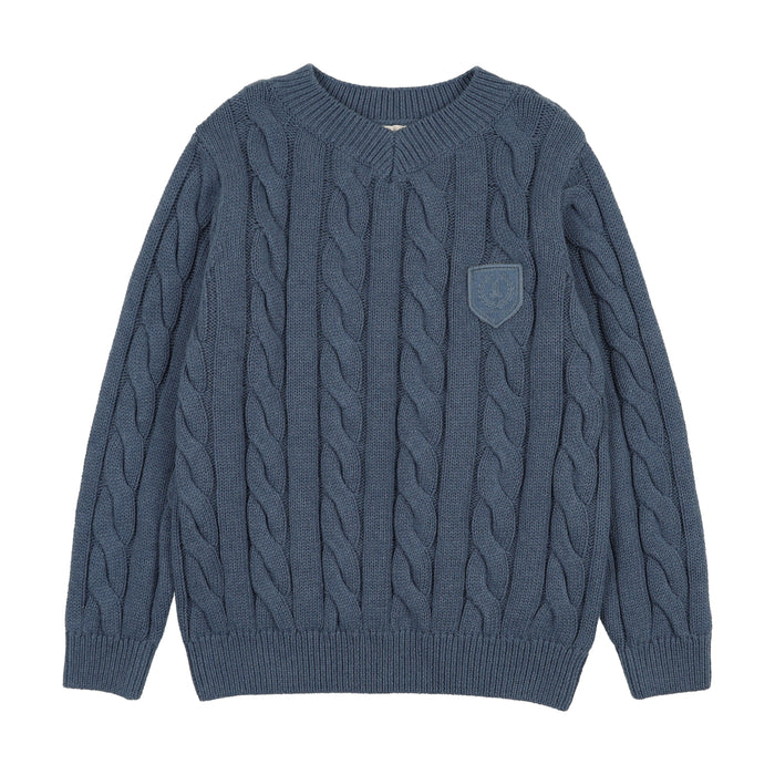 Analogie Chunky V Neck Sweater