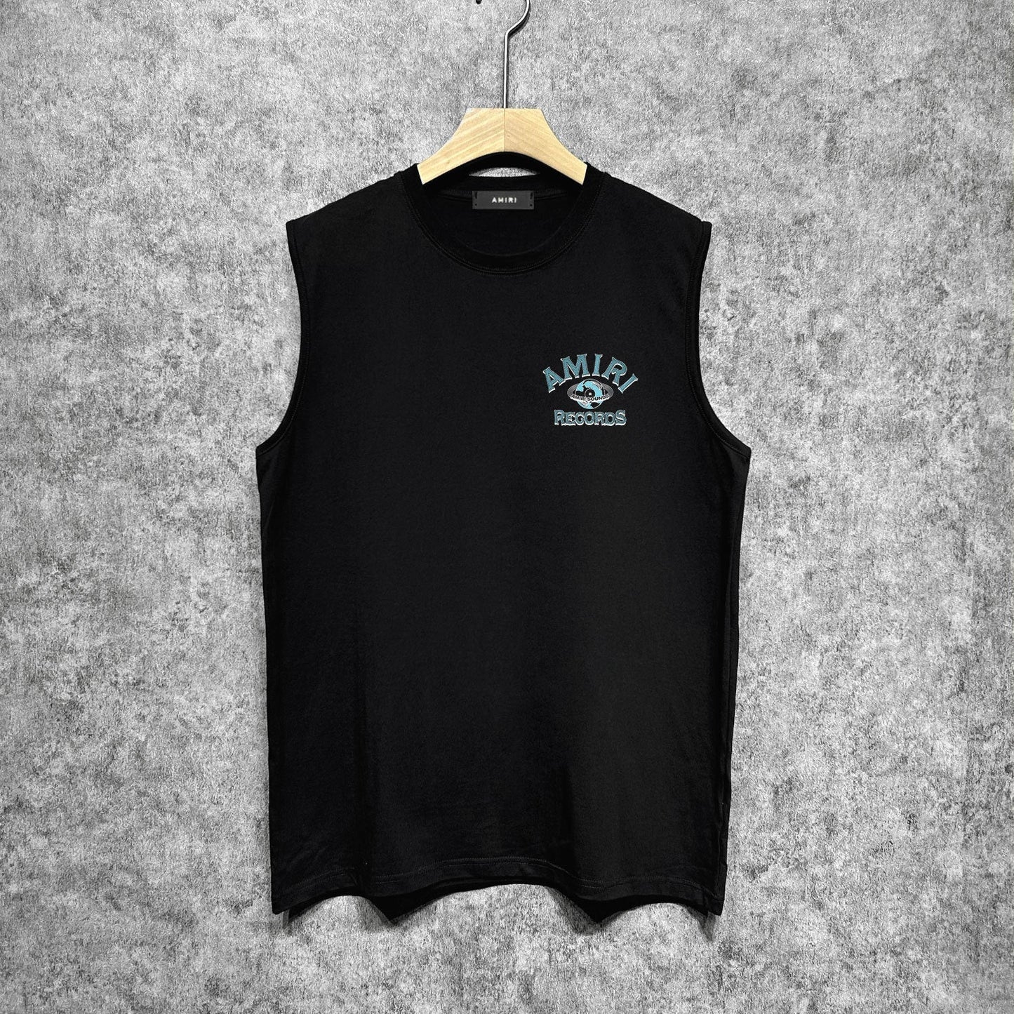 Amiri tank top earth letter printing