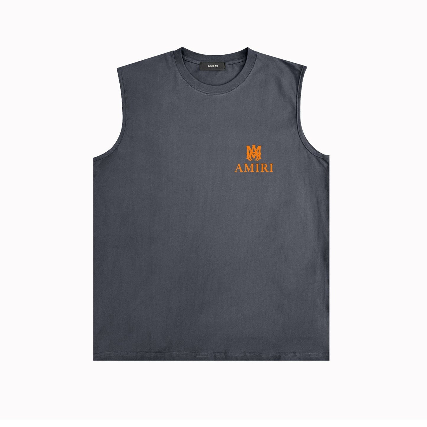 Amiri tank top small spider letter horizontal stripprinting