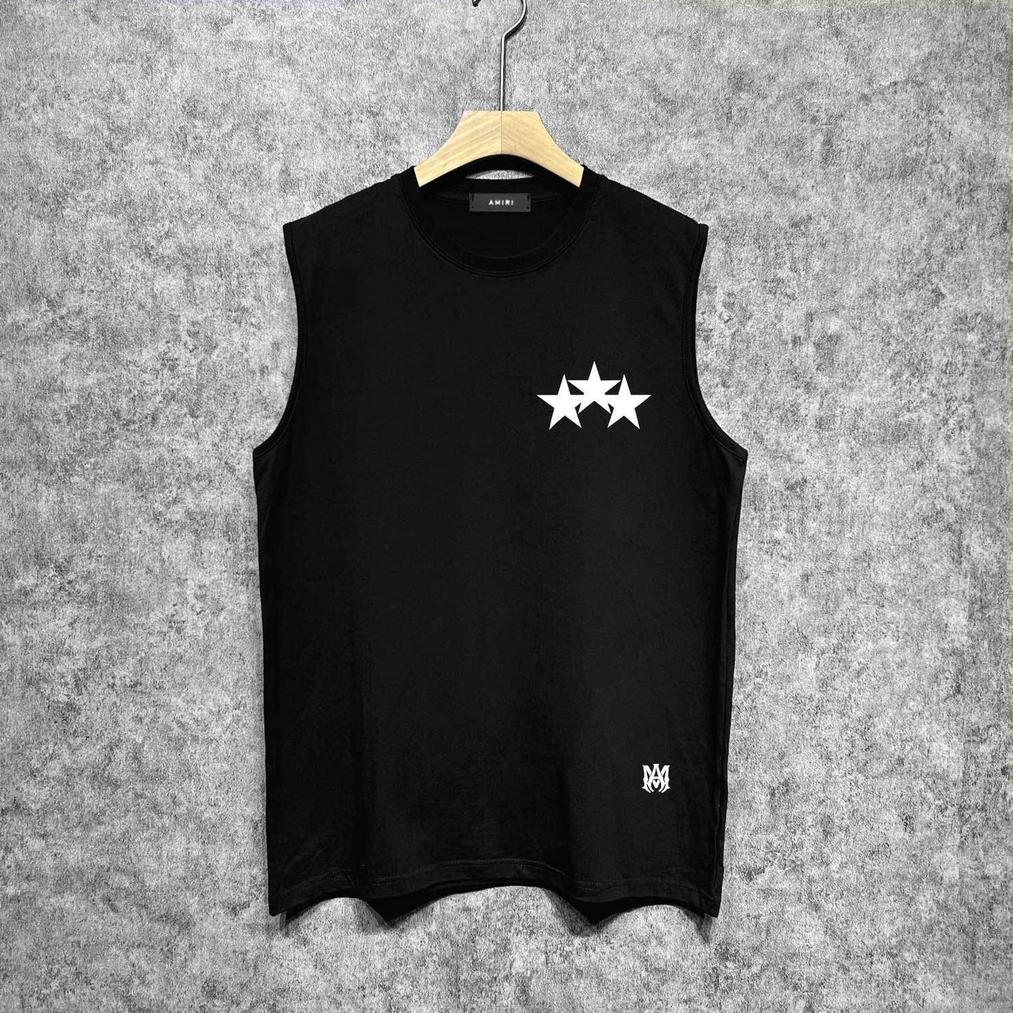 Amiri tank top five-star spider print