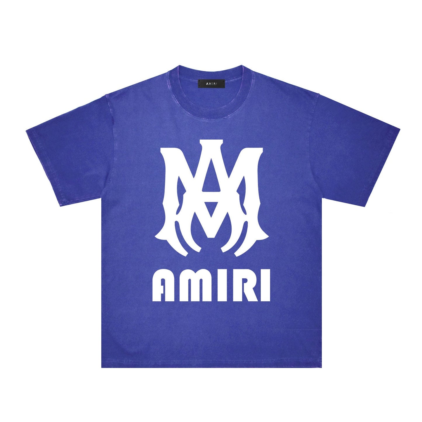 Amiri Washed Distressed T Shirt Printed Trendy Pure Cotton