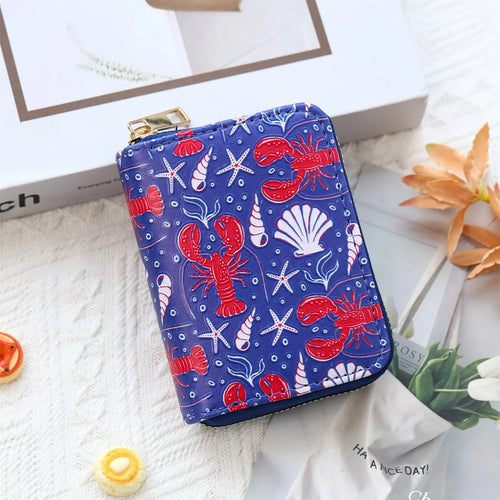 Art Paint Mini Wallet - Lobster