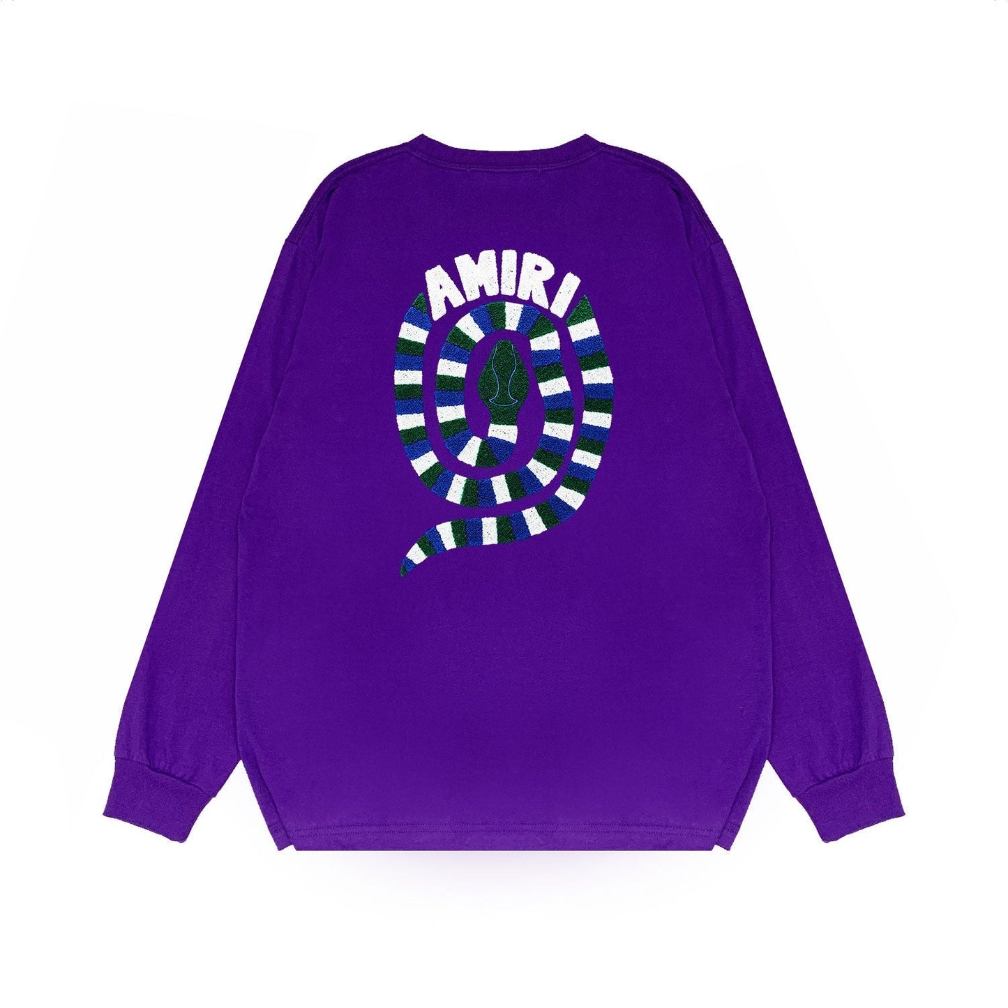 Amiri Long Sleeved Shirt Printed Trendy Pure Cotton
