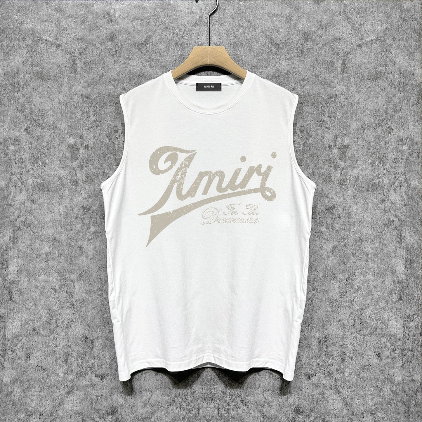 Amiri tank top letter printing