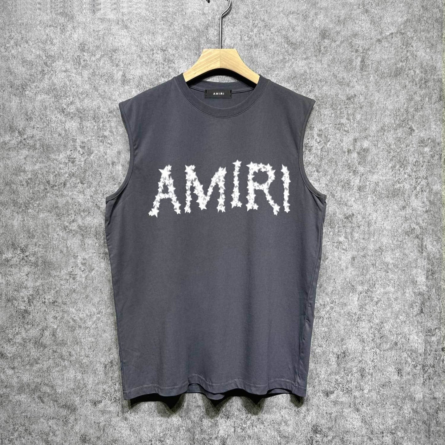 Amiri tank top mist star printing
