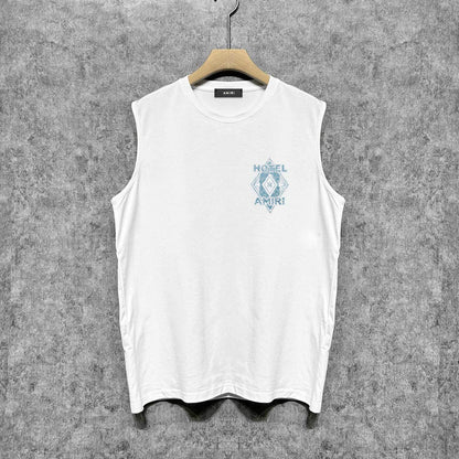 Amiri tank top medal set printing
